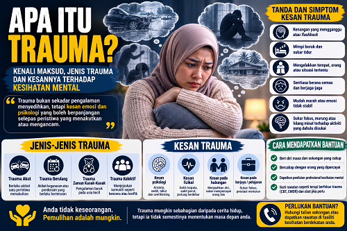 Apa Itu Trauma? Kenali Maksud, Jenis Trauma dan Kesannya Terhadap Kesihatan Mental