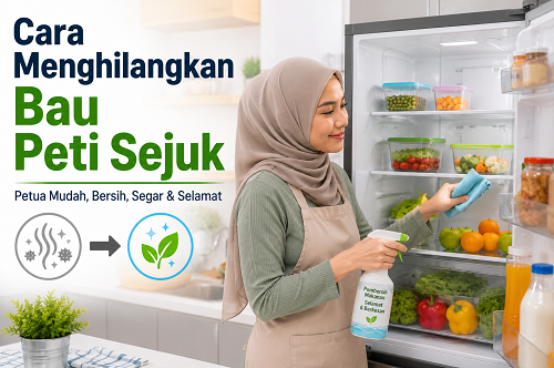 Cara Menghilangkan Bau Peti Sejuk