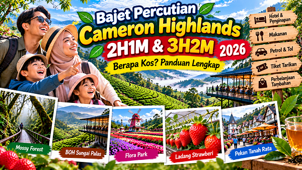 Bajet Percutian Cameron Highlands