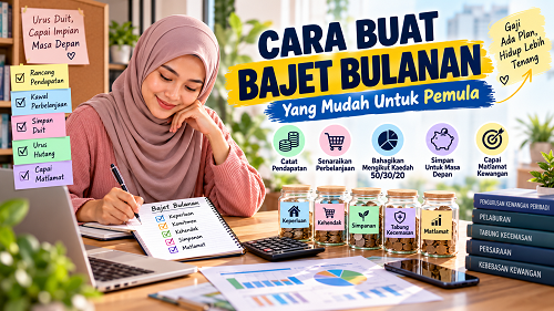 Cara Mudah Buat Bajet Bulanan