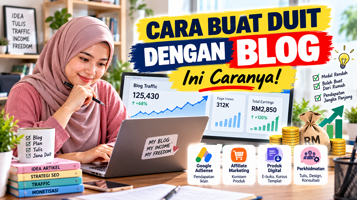 Cara Buat Duit dengan Blog