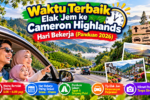 Waktu Terbaik Elak Jem ke Cameron Highlands