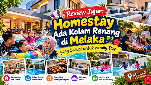 Homestay Ada Kolam Renang di Melaka