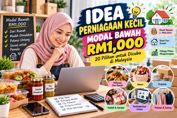 Idea Perniagaan Kecil Modal Bawah RM1,000