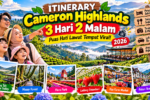 Itinerary Cameron Highlands 3 Hari 2 Malam
