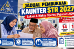 Jadual Pembukaan Kaunter STR 2027