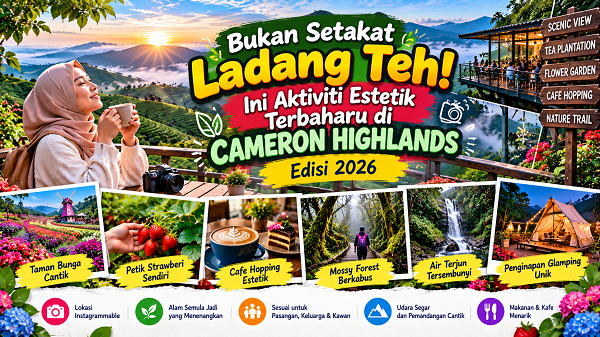 Aktiviti Estetik Terbaharu di Cameron Highlands