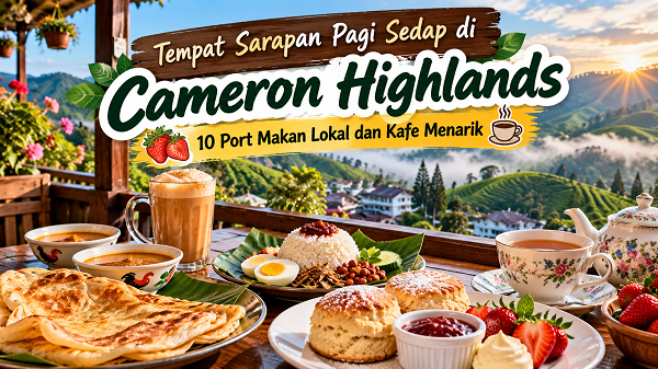 Tempat Sarapan Pagi Sedap di Cameron Highlands