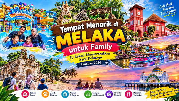 Tempat Menarik di Melaka untuk Family